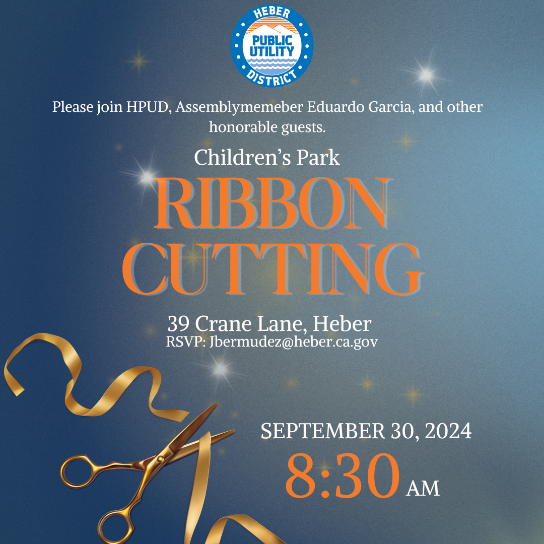 Children's Park Ribbon Cutting Ceremony Invitation 