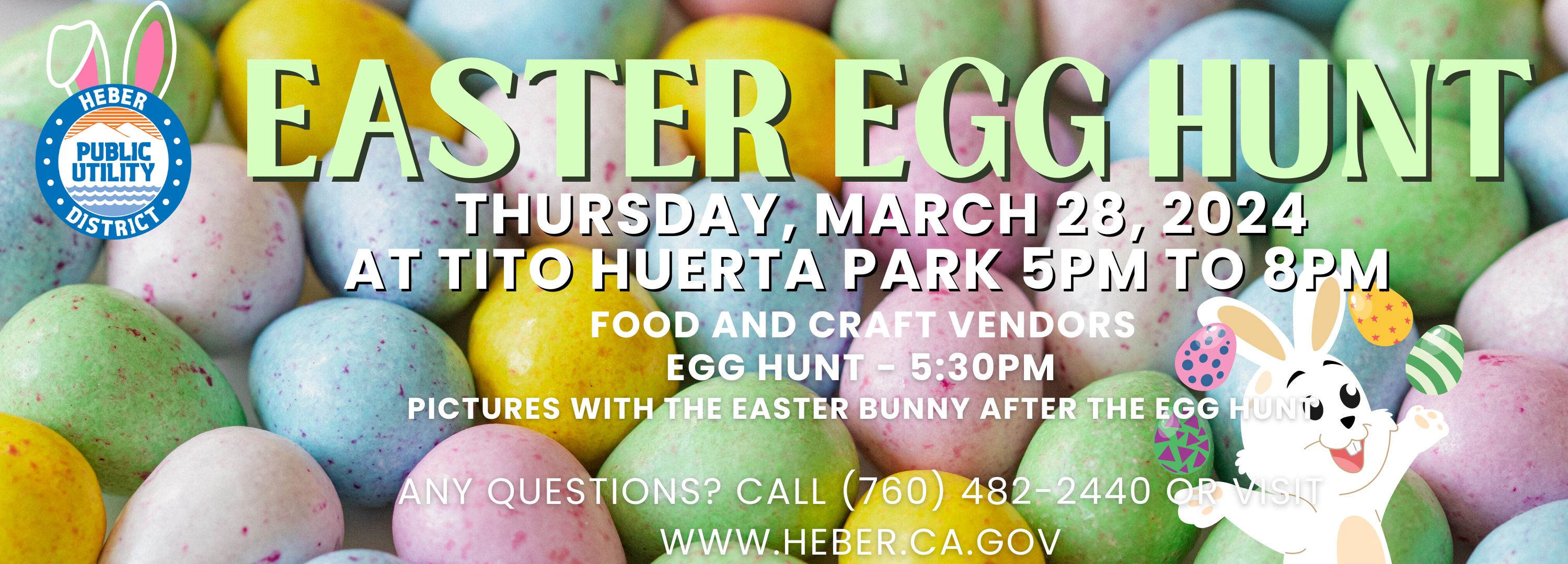 Easter Egg Hunt March 28, 2024 | The Heber Public Utility District